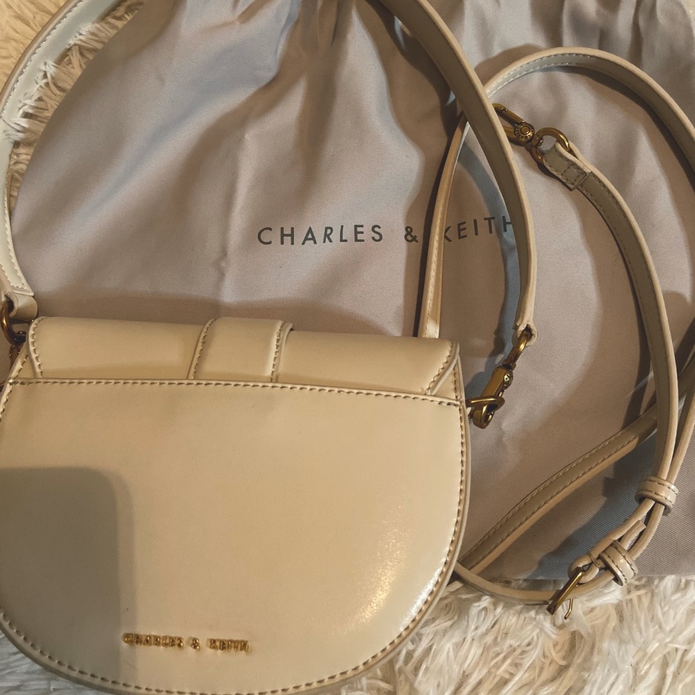 Charles and Keith bag , only used once, with dust bag